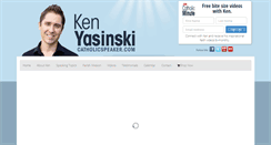 Desktop Screenshot of catholicspeaker.com