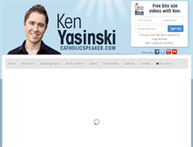 Tablet Screenshot of catholicspeaker.com